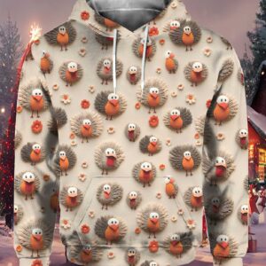 Womens Thanksgiving Turkey Print Sweatshirt.jpg