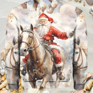 Womens Western Santa Print Sweatshirt1.jpg
