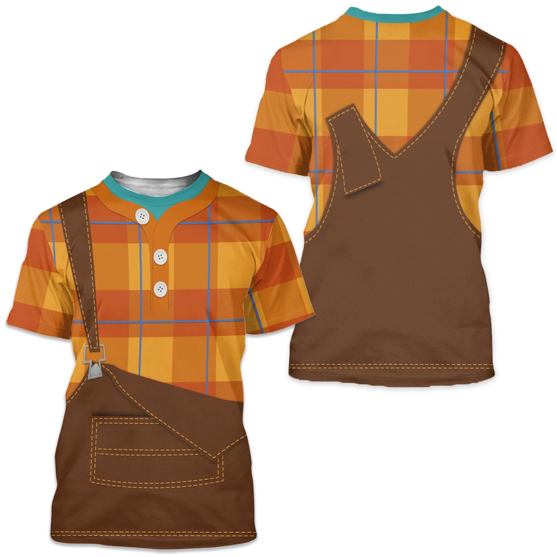 Wreck It Ralph Overalls Halloween Costume Shirt Wreck It Ralph Overalls Halloween Costume Shirt