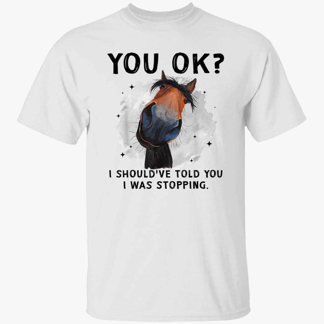 You Ok I Should’Ve Told You I Was Stopping Shirt You Ok I Should’Ve Told You I Was Stopping Shirt
