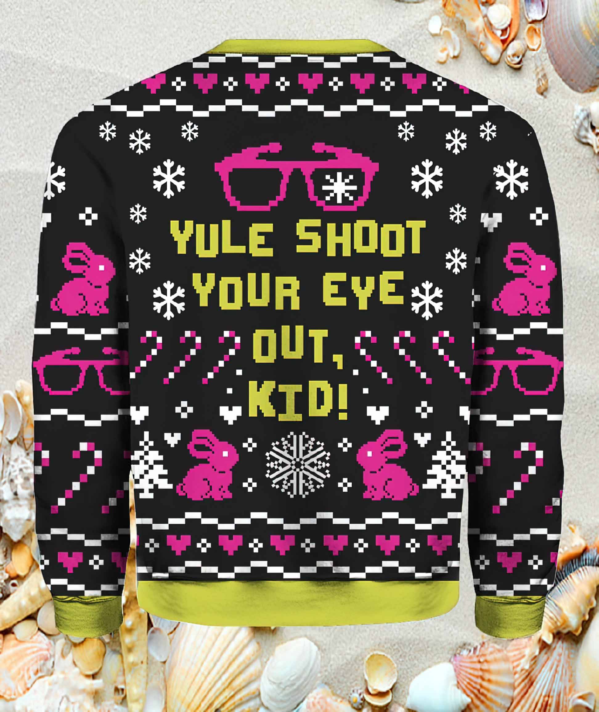 Yule Shoot Your Eye Out Kid Ugly Christmas Sweater Yule Shoot Your Eye Out Kid Ugly Christmas Sweater