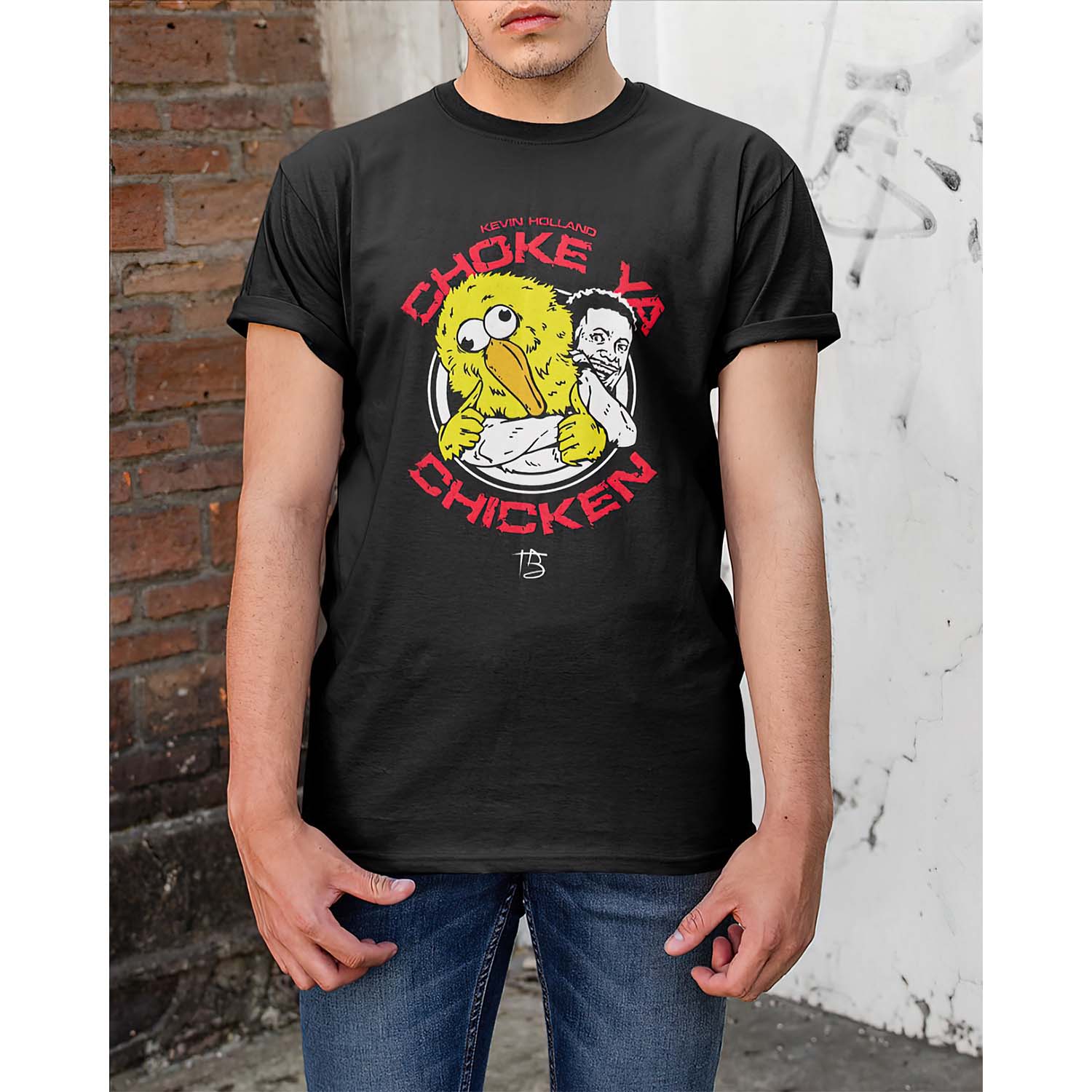 Kevin Holland Choke Ya Chicken Shirt Kevin Holland Choke Ya Chicken Shirt