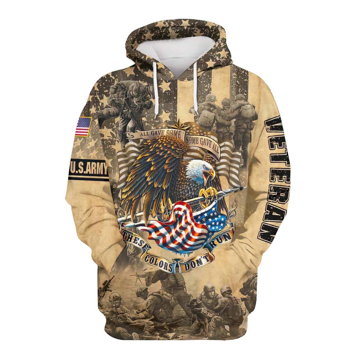 All Gave Some Some Gave All Us Army Veteran 3D Over Print Hoodie All Gave Some Some Gave All Us Army Veteran 3D Over Print Hoodie