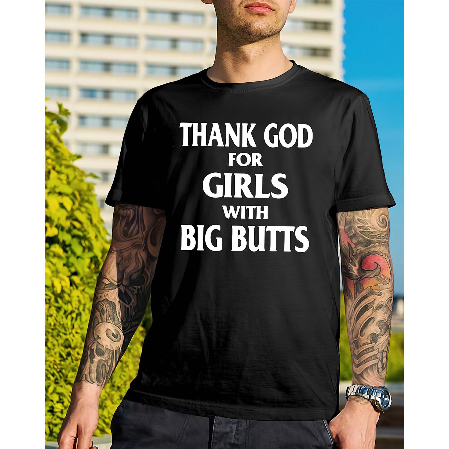 Thank God For Girls With Big B*Tts Shirt Thank God For Girls With Big B*Tts Shirt