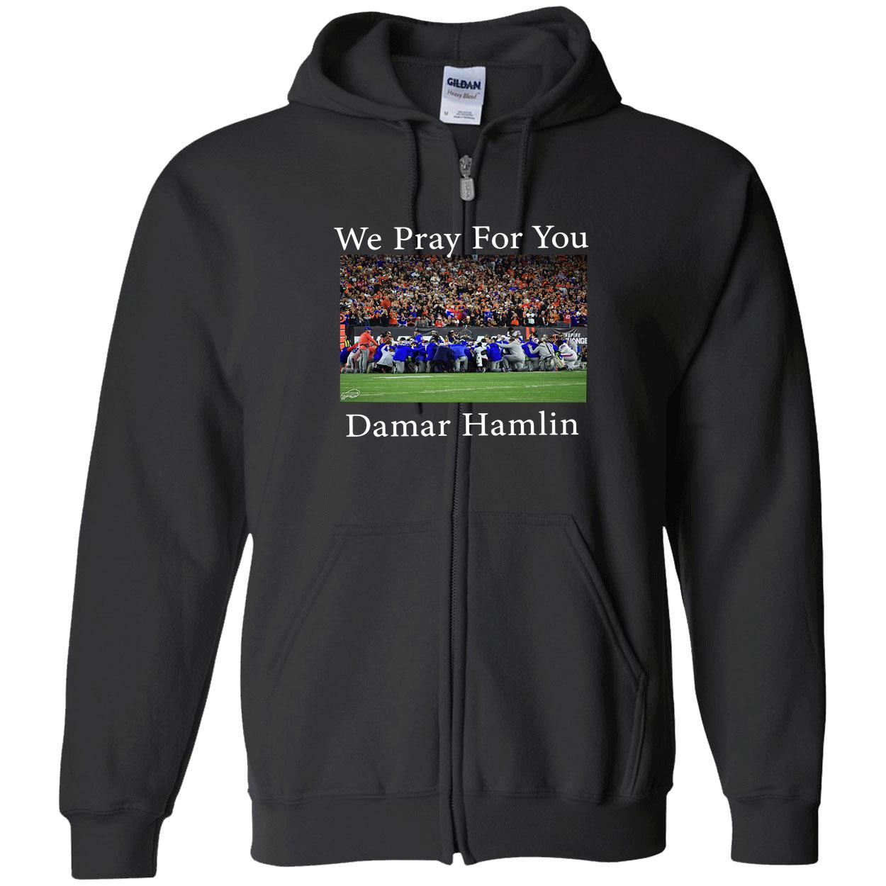 We Pray For You Damar Hamlin Bills Shirt We Pray For You Damar Hamlin Bills Shirt