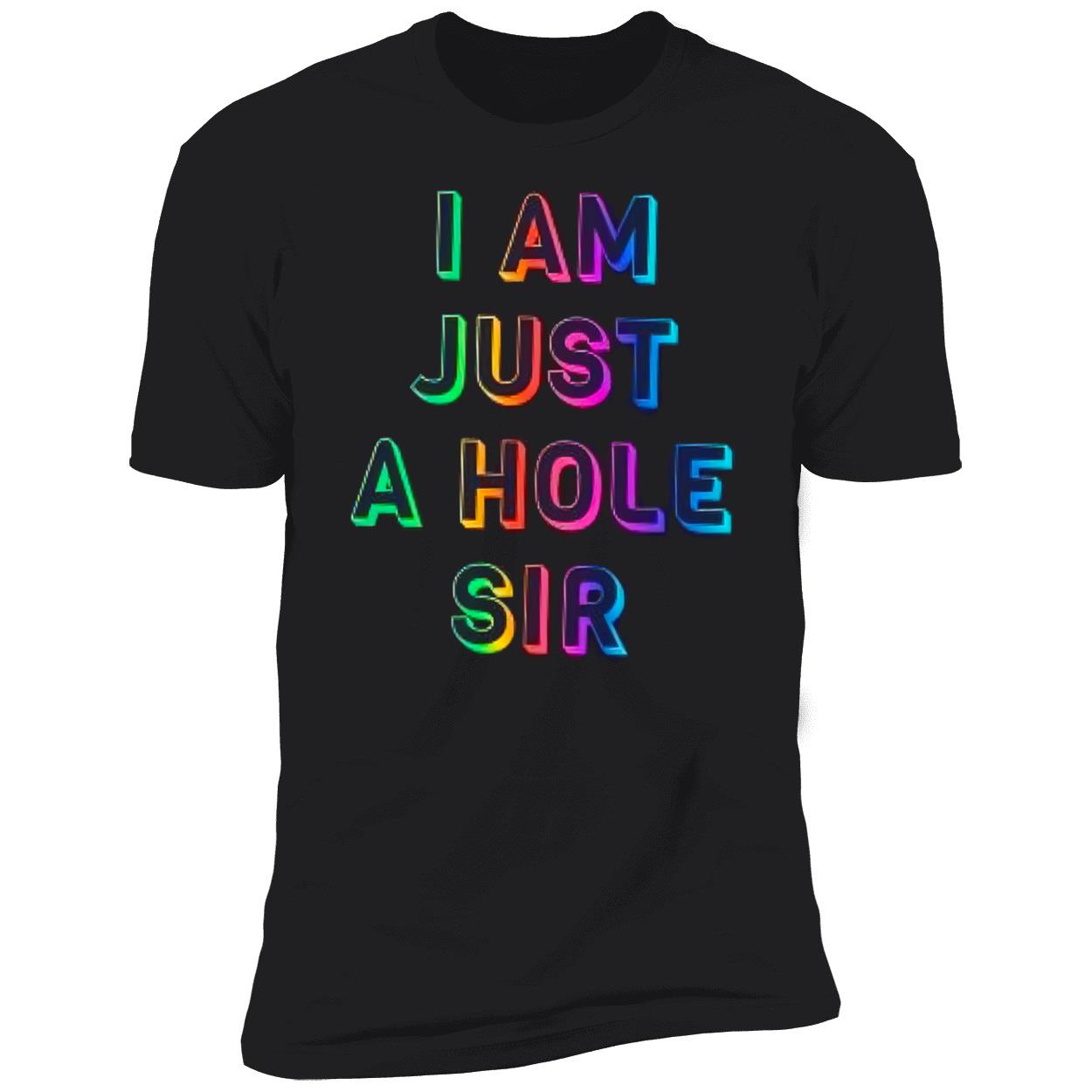 I Am Just A Hole Sir Shirt I Am Just A Hole Sir Shirt