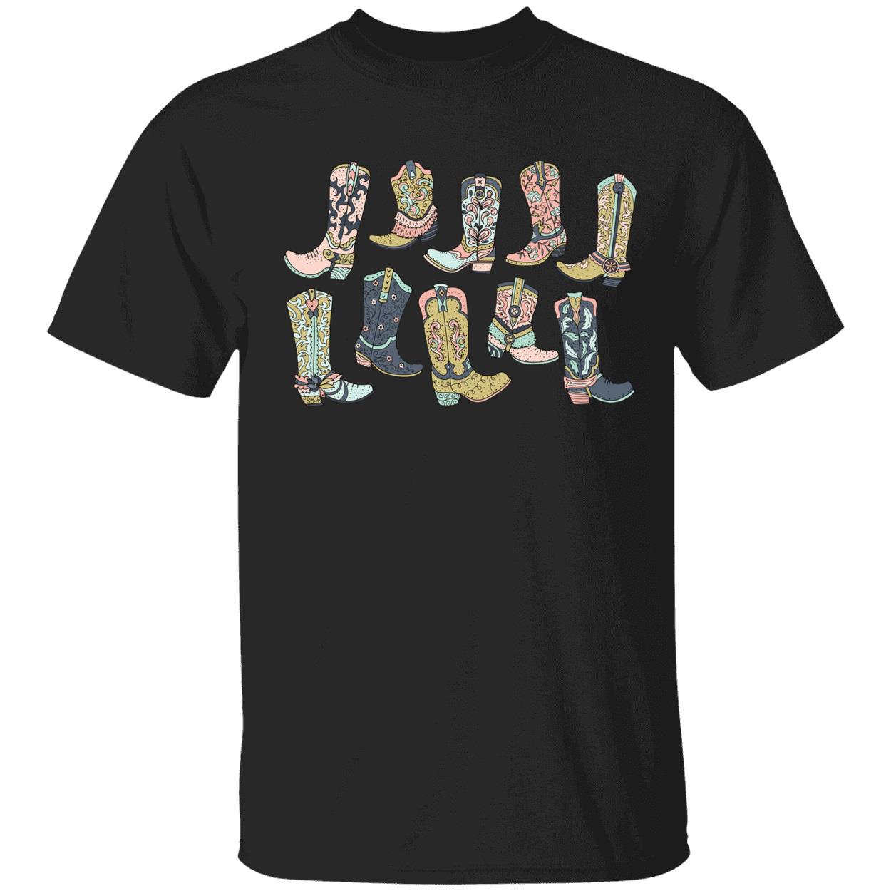 Pink Cowgirl Boot Shirt Pink Cowgirl Boot Shirt