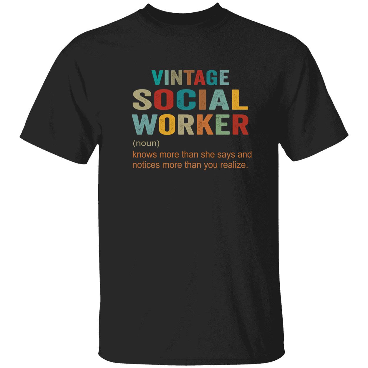 Vintage Social Worker Shirt
