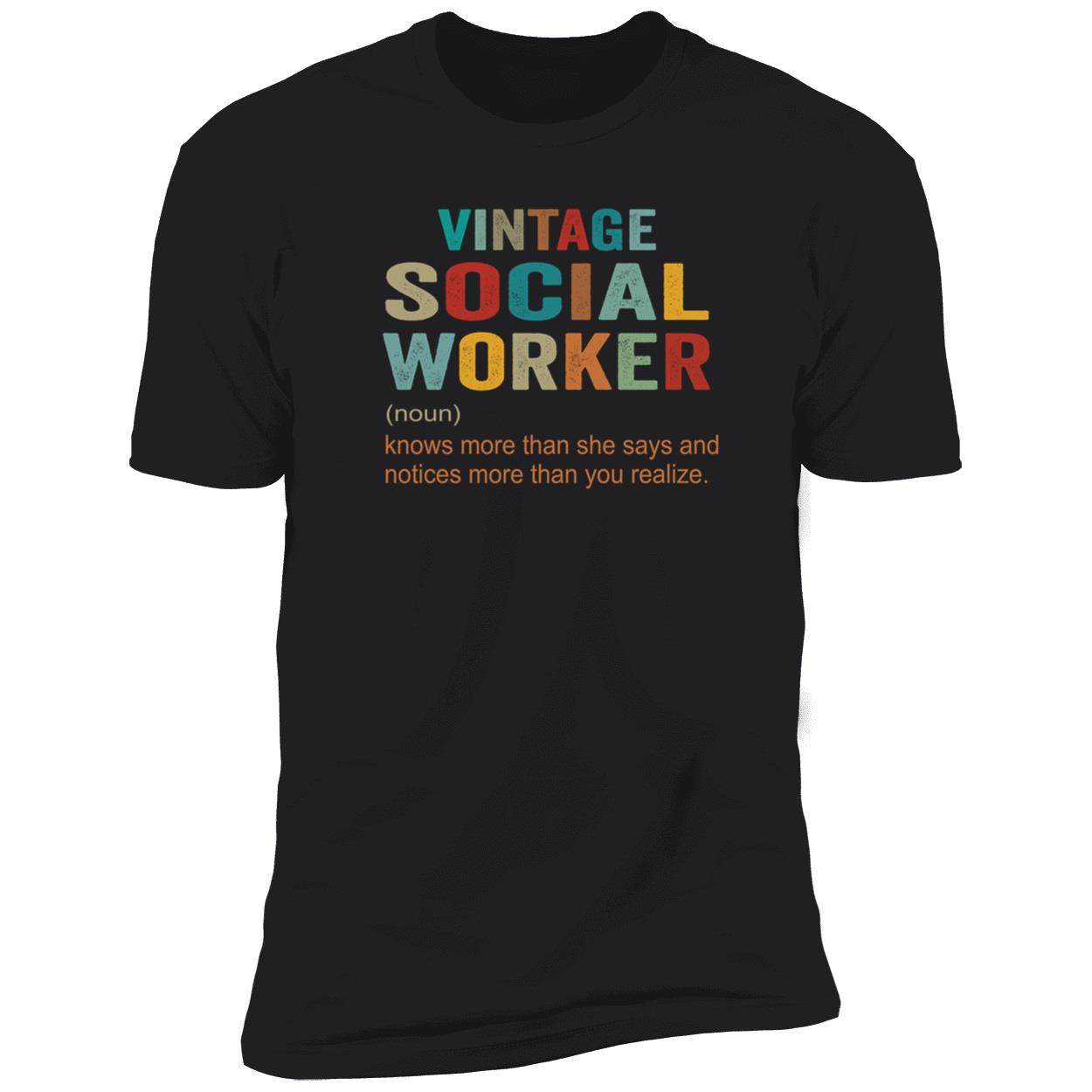 Vintage Social Worker Shirt Vintage Social Worker Shirt