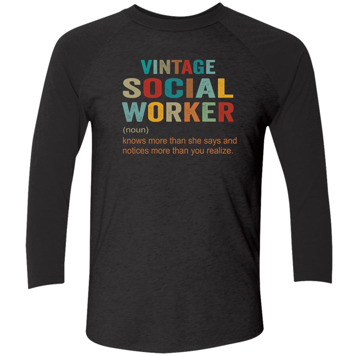 Vintage Social Worker Shirt Vintage Social Worker Shirt