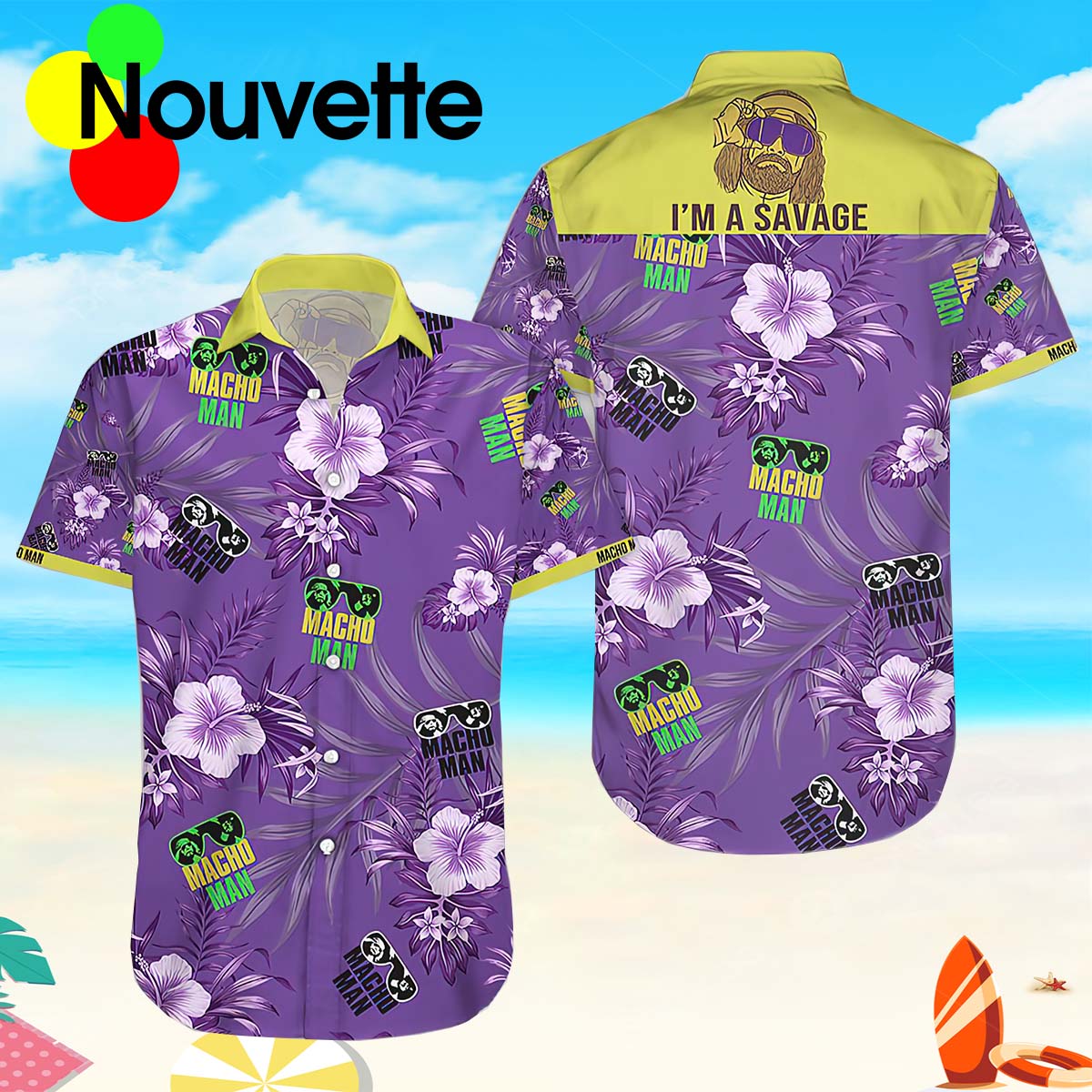 Macho Man Hawaiian Shirt Macho Man Hawaiian Shirt