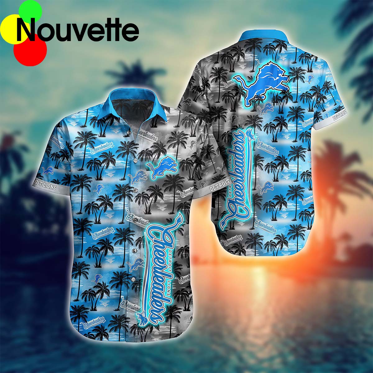 Detroit Lions Cheerleaders Hawaiian Shirt Detroit Lions Cheerleaders Hawaiian Shirt