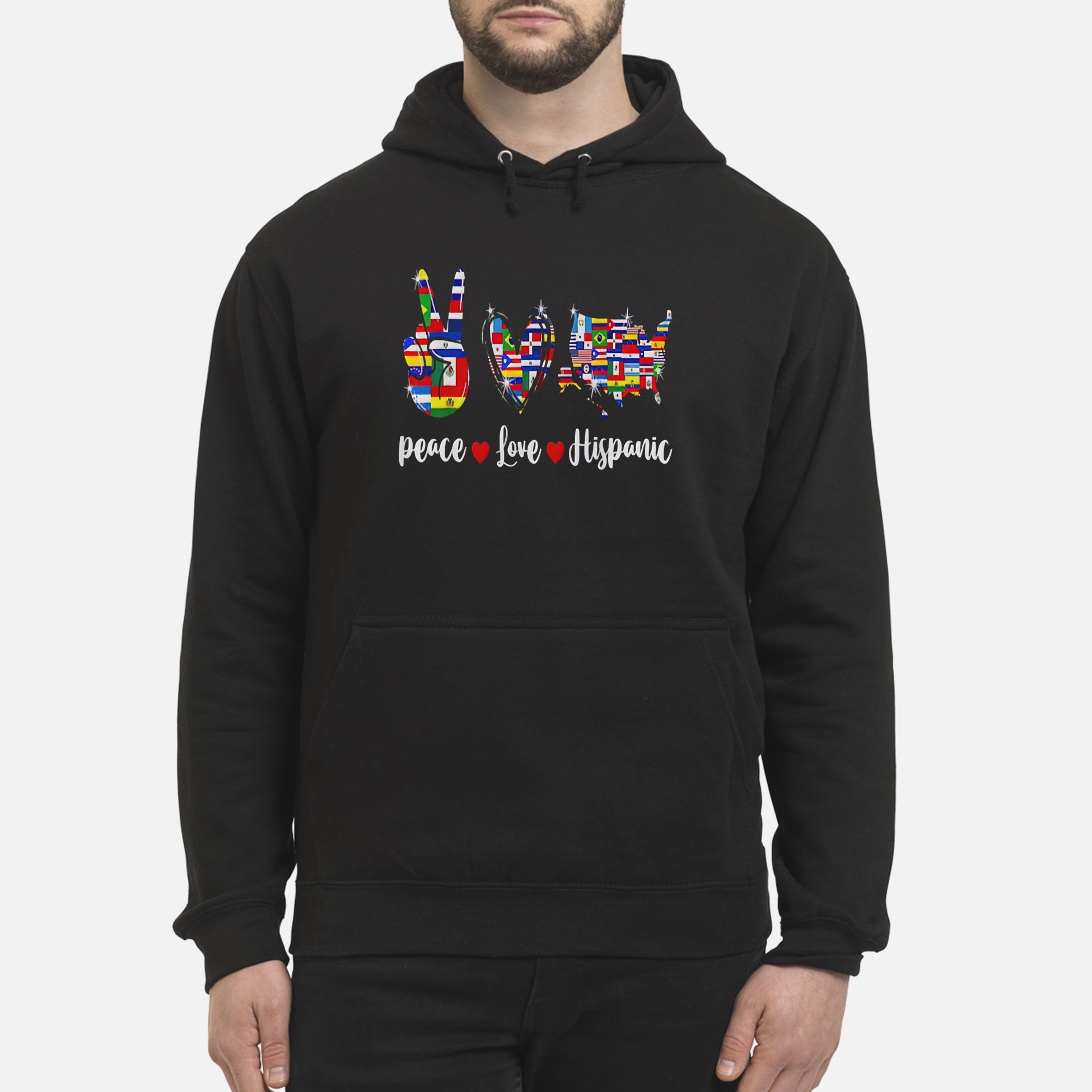 Peace Love Hispanic Shirt Peace Love Hispanic Shirt