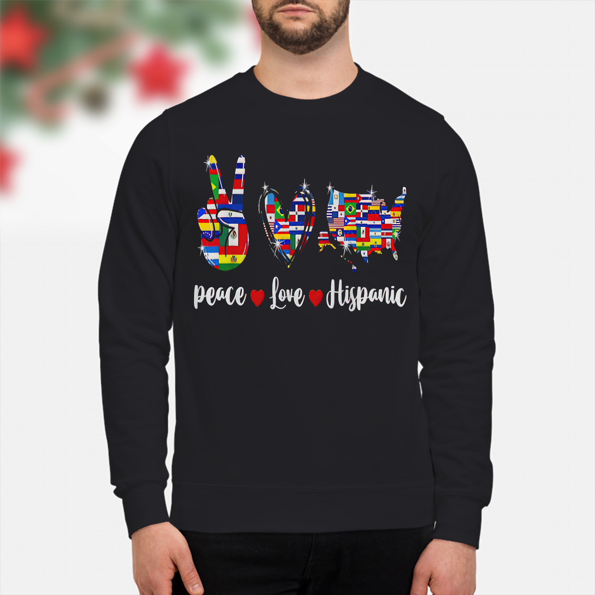 Peace Love Hispanic Shirt Peace Love Hispanic Shirt