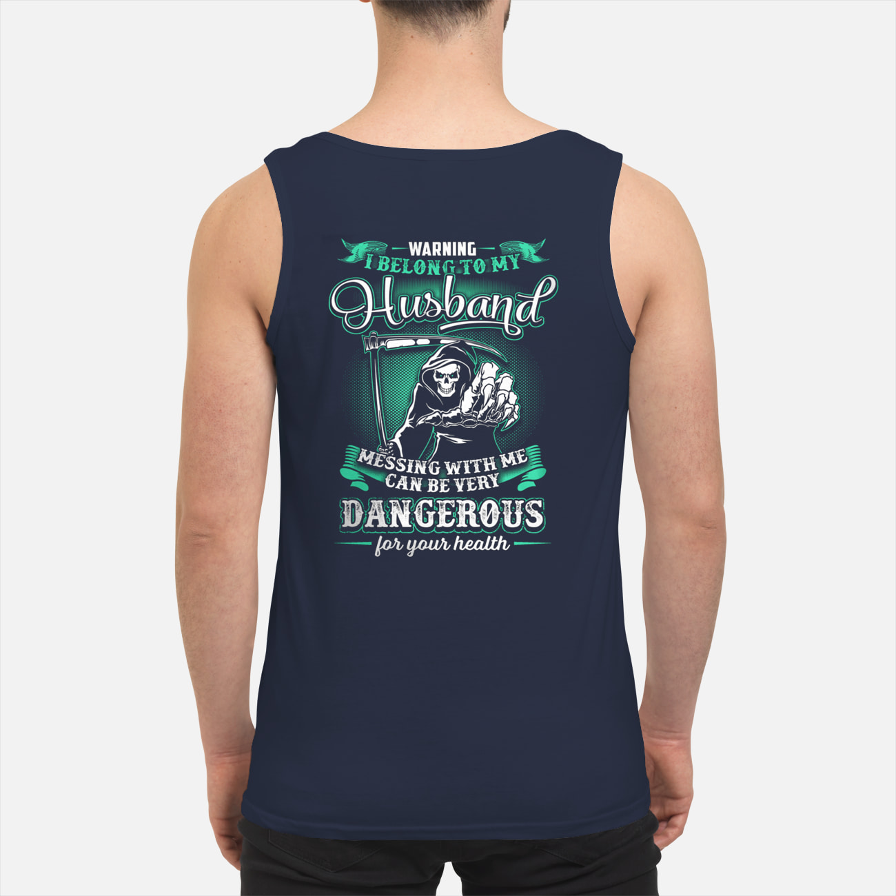 Grim Reaper Warning I Belong To My Husband Messing Shirt Grim Reaper Warning I Belong To My Husband Messing Shirt