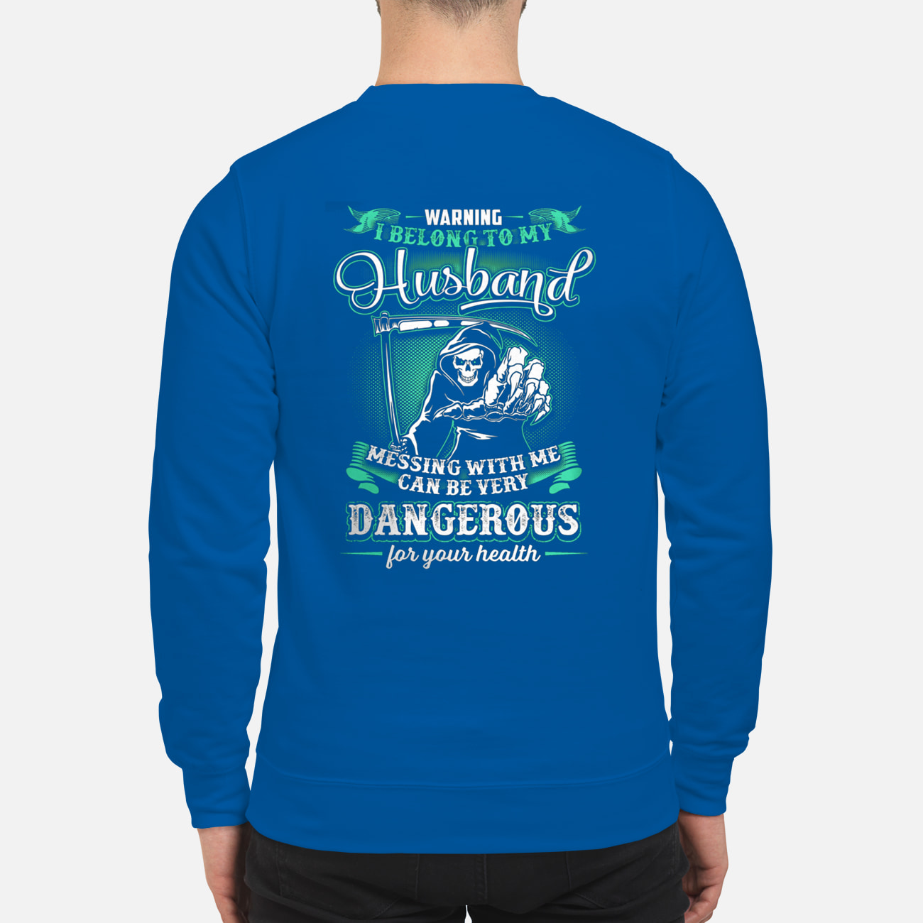 Grim Reaper Warning I Belong To My Husband Messing Shirt Grim Reaper Warning I Belong To My Husband Messing Shirt