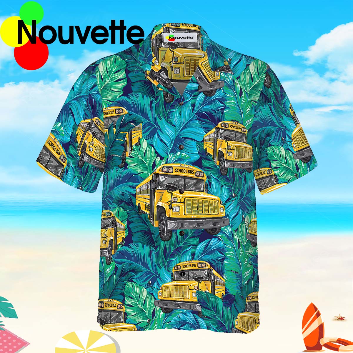 Bus Driver Tropical Hawaiian Shirt Bus Driver Tropical Hawaiian Shirt