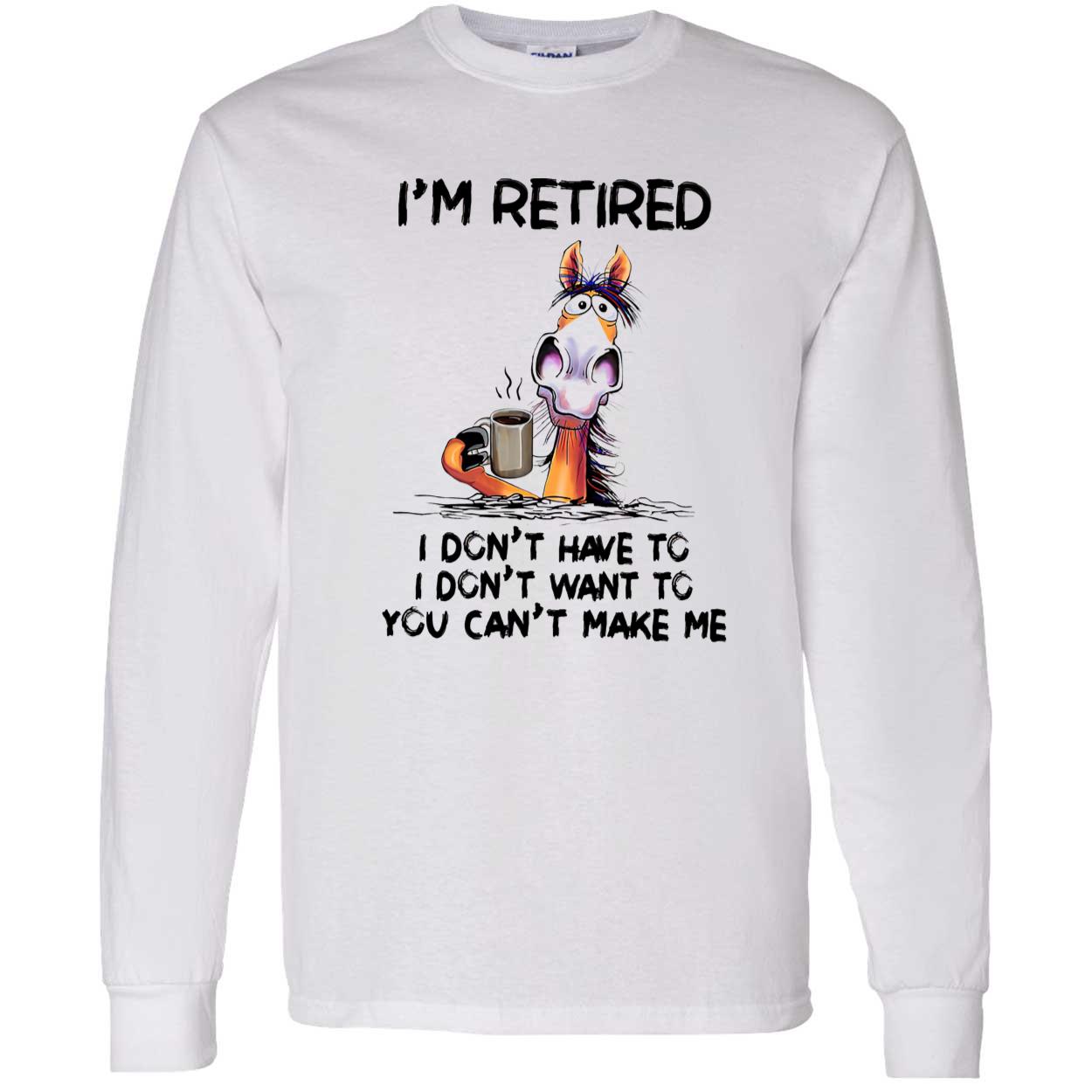 Donkey And Coffee Lover I’M Retired Shirt Donkey And Coffee Lover I’M Retired Shirt