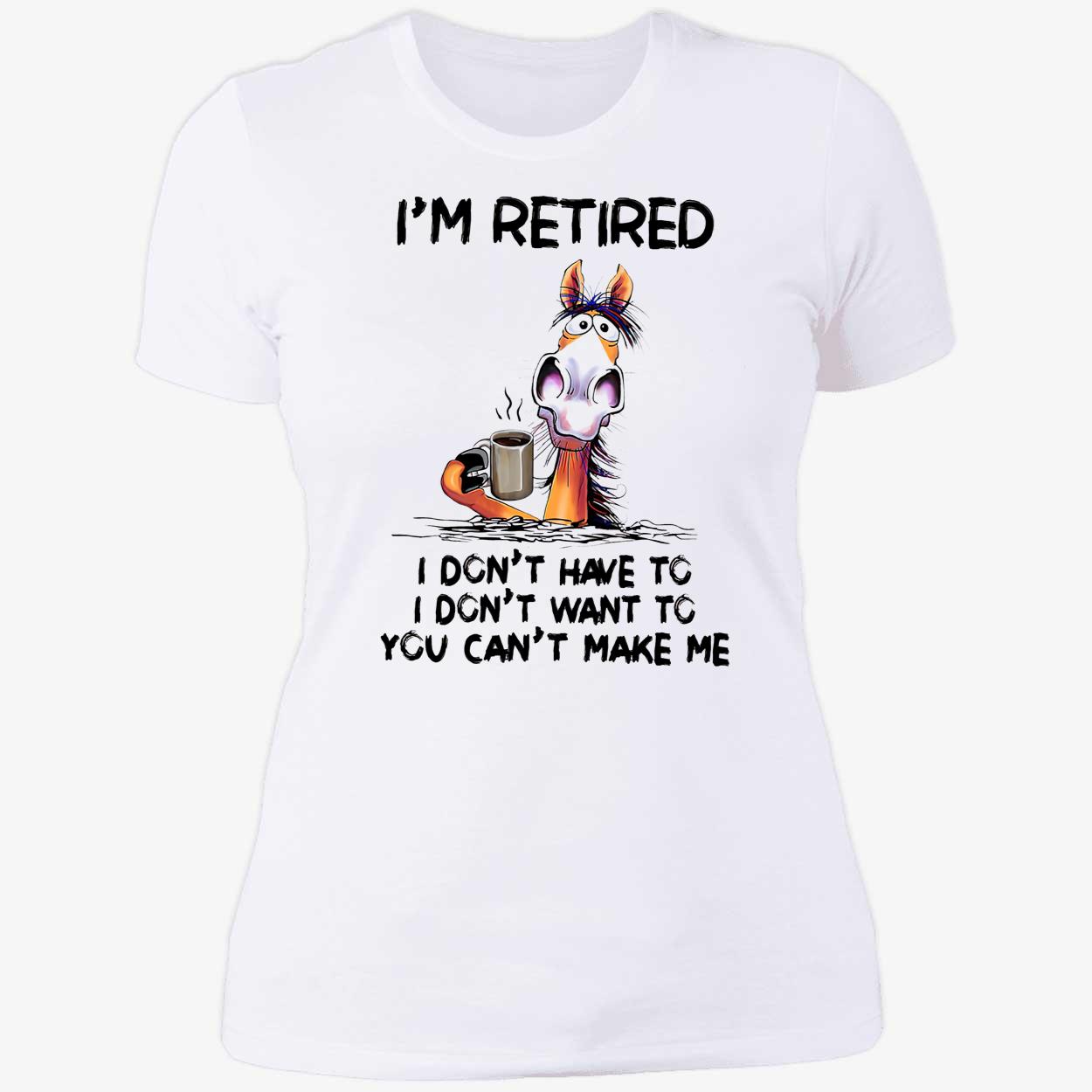 Donkey And Coffee Lover I’M Retired Shirt Donkey And Coffee Lover I’M Retired Shirt