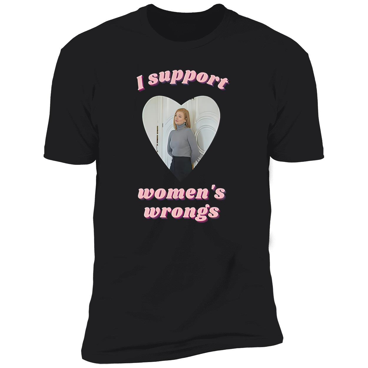 Shiv Roy I Support Women’S Wrongs Shirt Shiv Roy I Support Women’S Wrongs Shirt