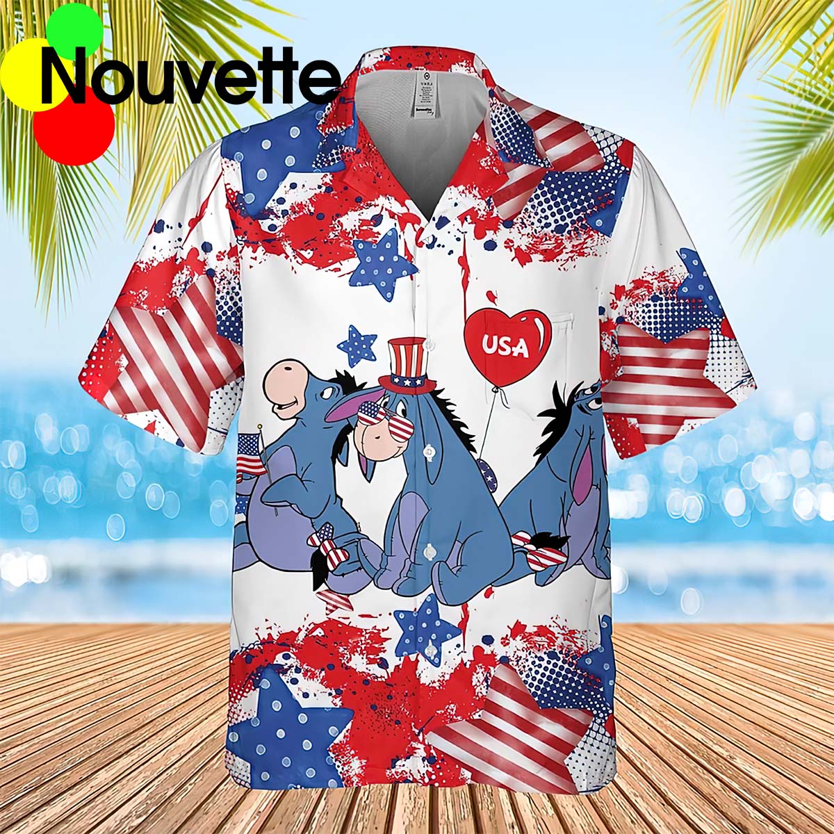 Eeyore Hawaiian Shirt Eeyore Hawaiian Shirt