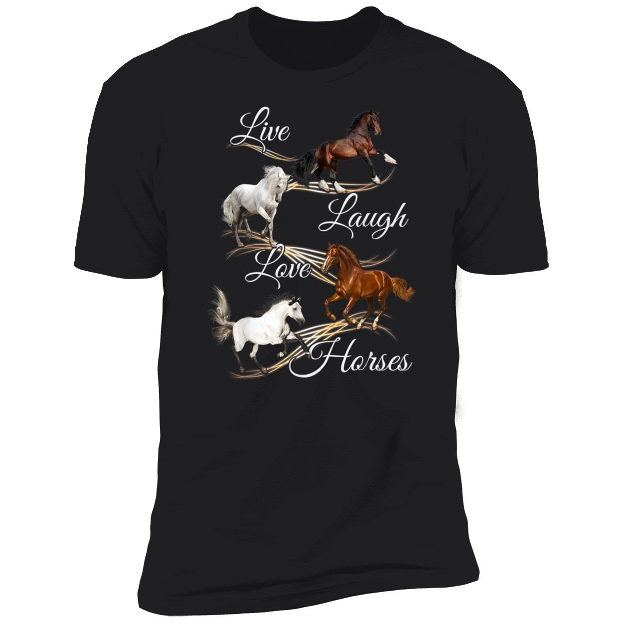 Live Laugh Love Horses Shirt Live Laugh Love Horses Shirt
