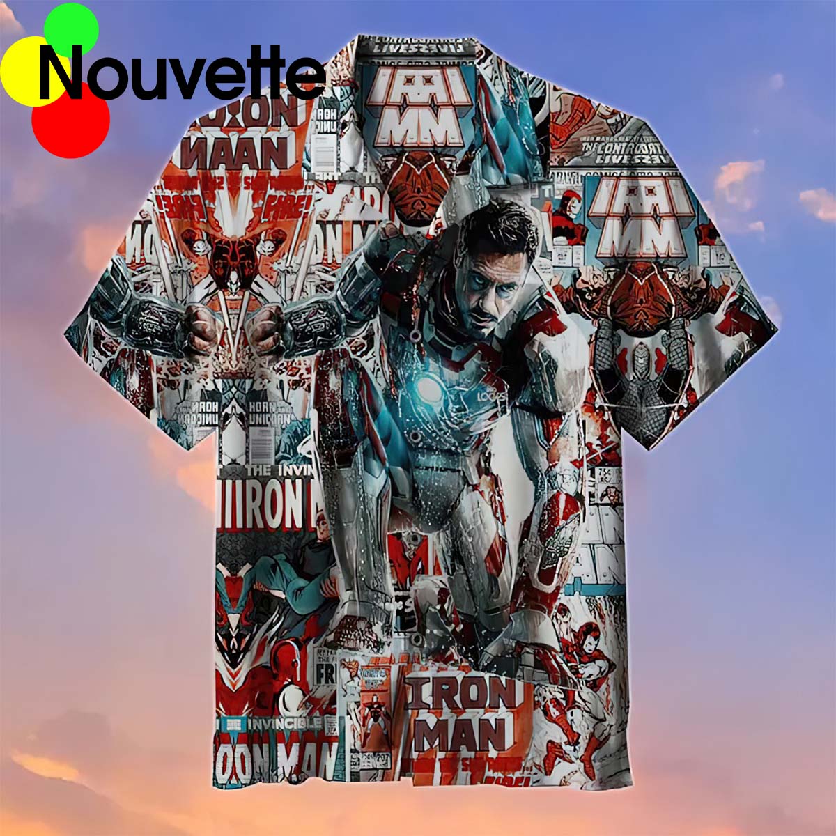 Iron Man Commemorative Hawaiian Shirt Iron Man Commemorative Hawaiian Shirt