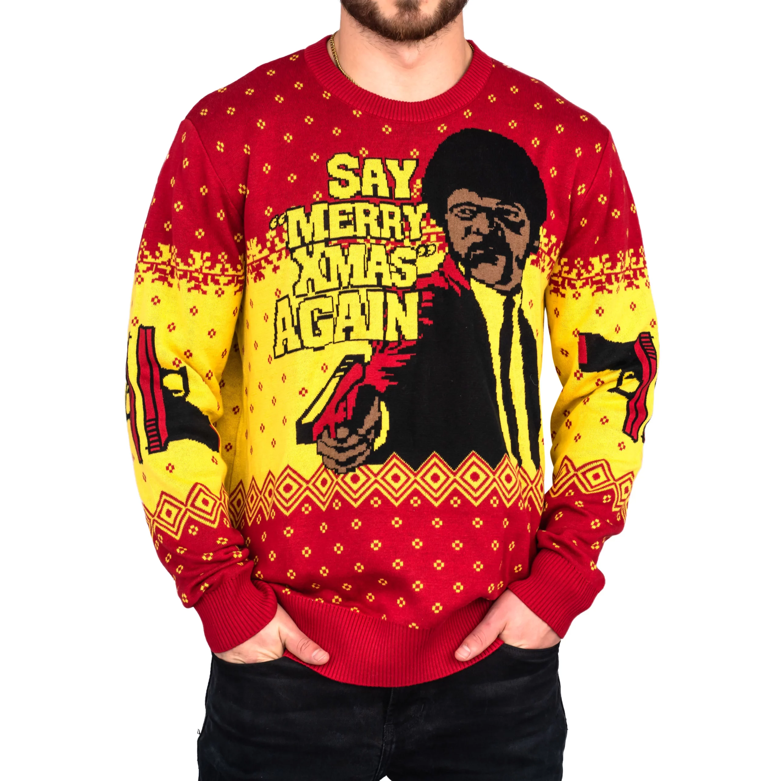 Say Merry Xmas Again Christmas Sweater