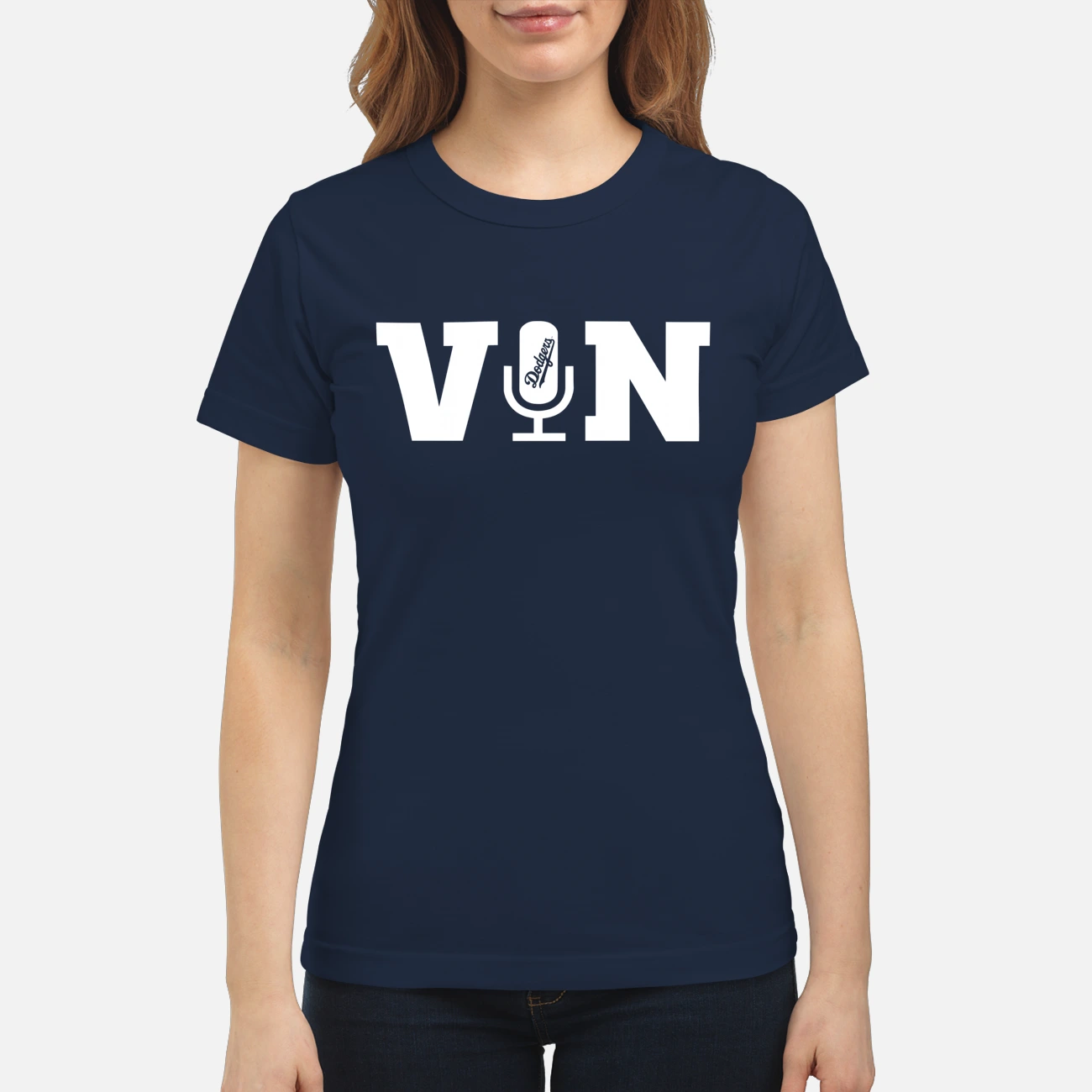 Vin Scully Microphone Shirt Vin Scully Microphone Shirt