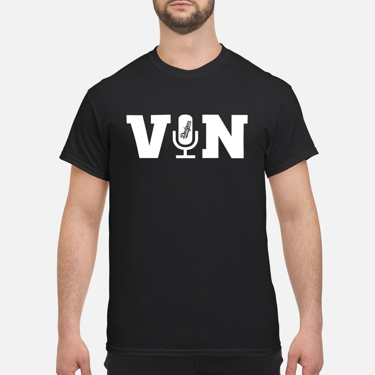 Vin Scully Microphone Shirt Vin Scully Microphone Shirt