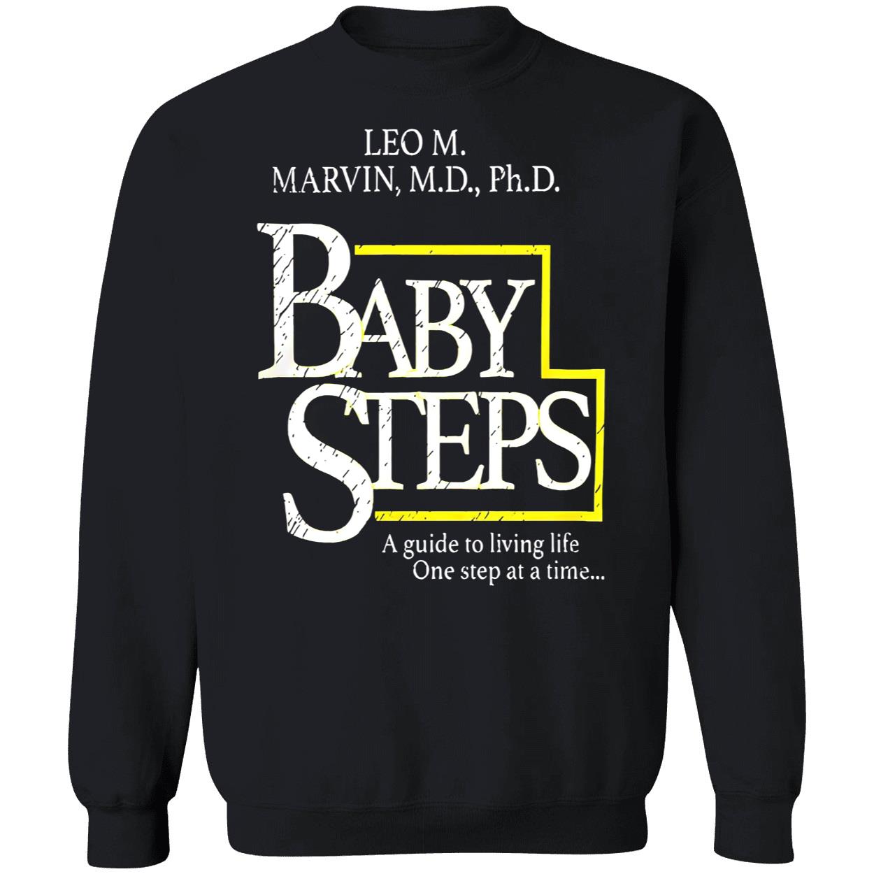 Baby Steps Leo M Marvin A Guide To Living Life Shirt Baby Steps Leo M Marvin A Guide To Living Life Shirt