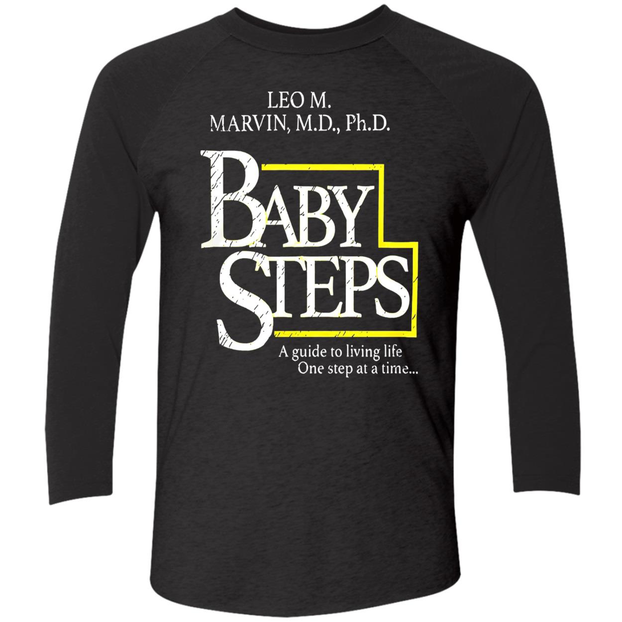 Baby Steps Leo M Marvin A Guide To Living Life Shirt Baby Steps Leo M Marvin A Guide To Living Life Shirt