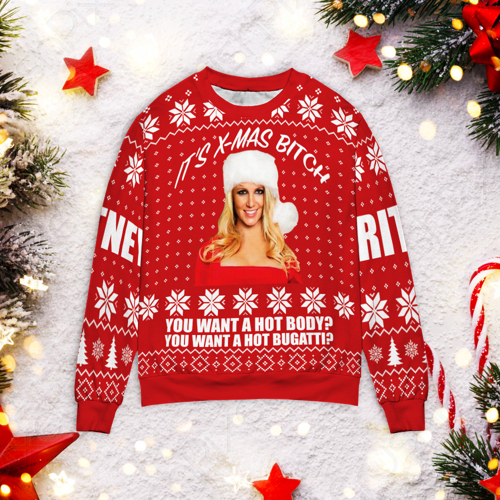 Britney Spears Christmas Sweater Britney Spears Christmas Sweater