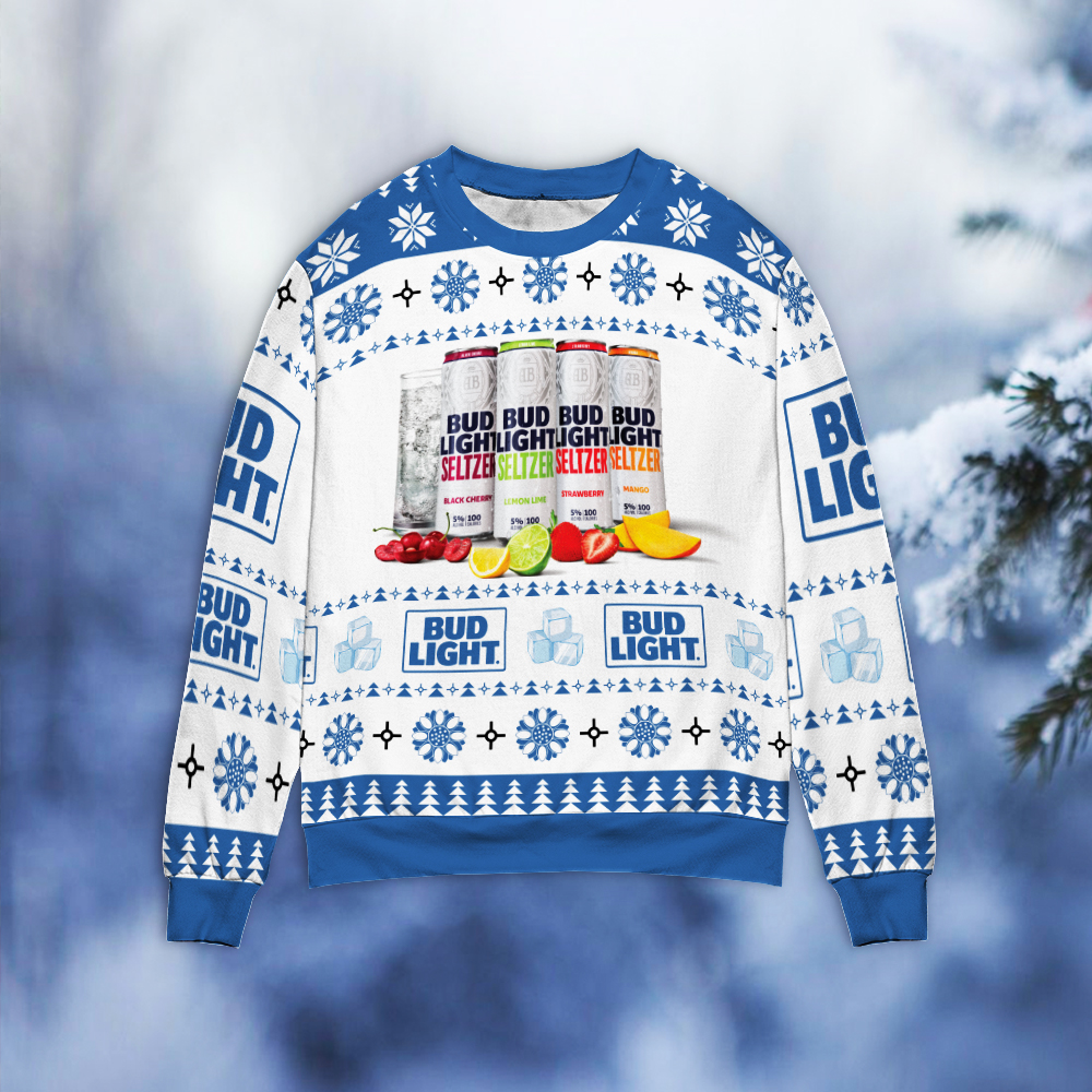 Bud Light Seltzer Christmas Sweater Bud Light Seltzer Christmas Sweater