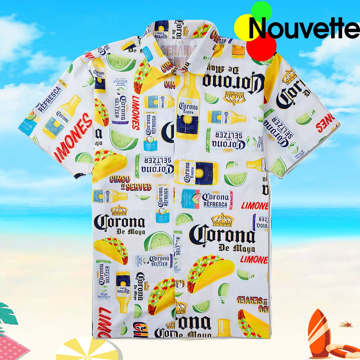 Corona Beer Hawaiian Shirt Corona Beer Hawaiian Shirt