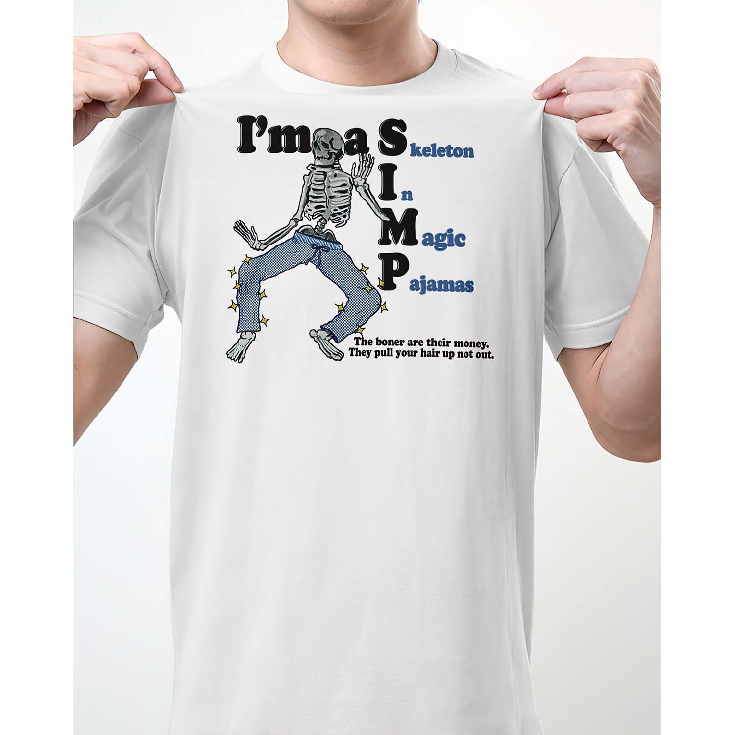 I’M A Simp Skeleton In Magic Pajama Shirt I’M A Simp Skeleton In Magic Pajama Shirt
