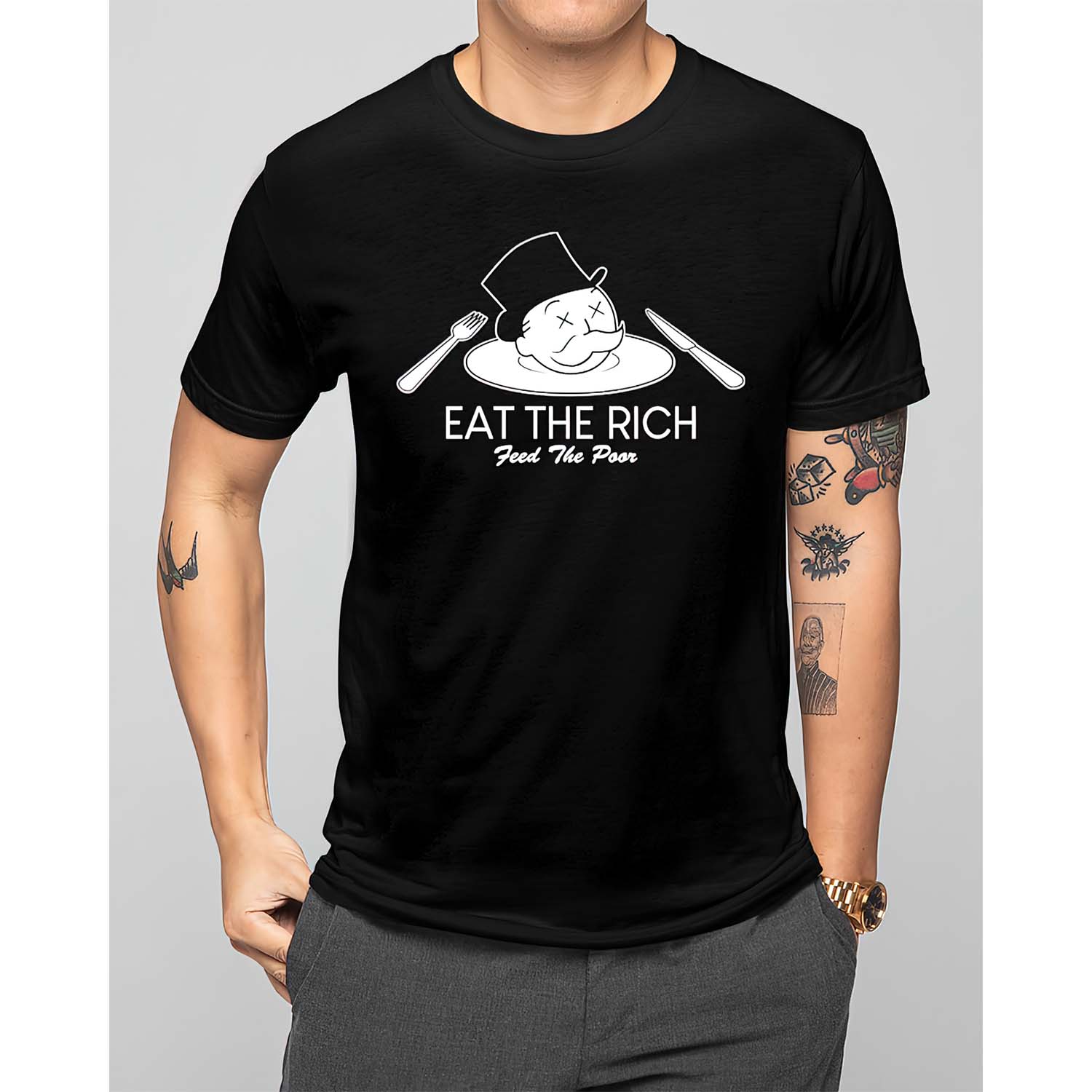 Eat The Rich Feed The Poor Shirt Eat The Rich Feed The Poor Shirt