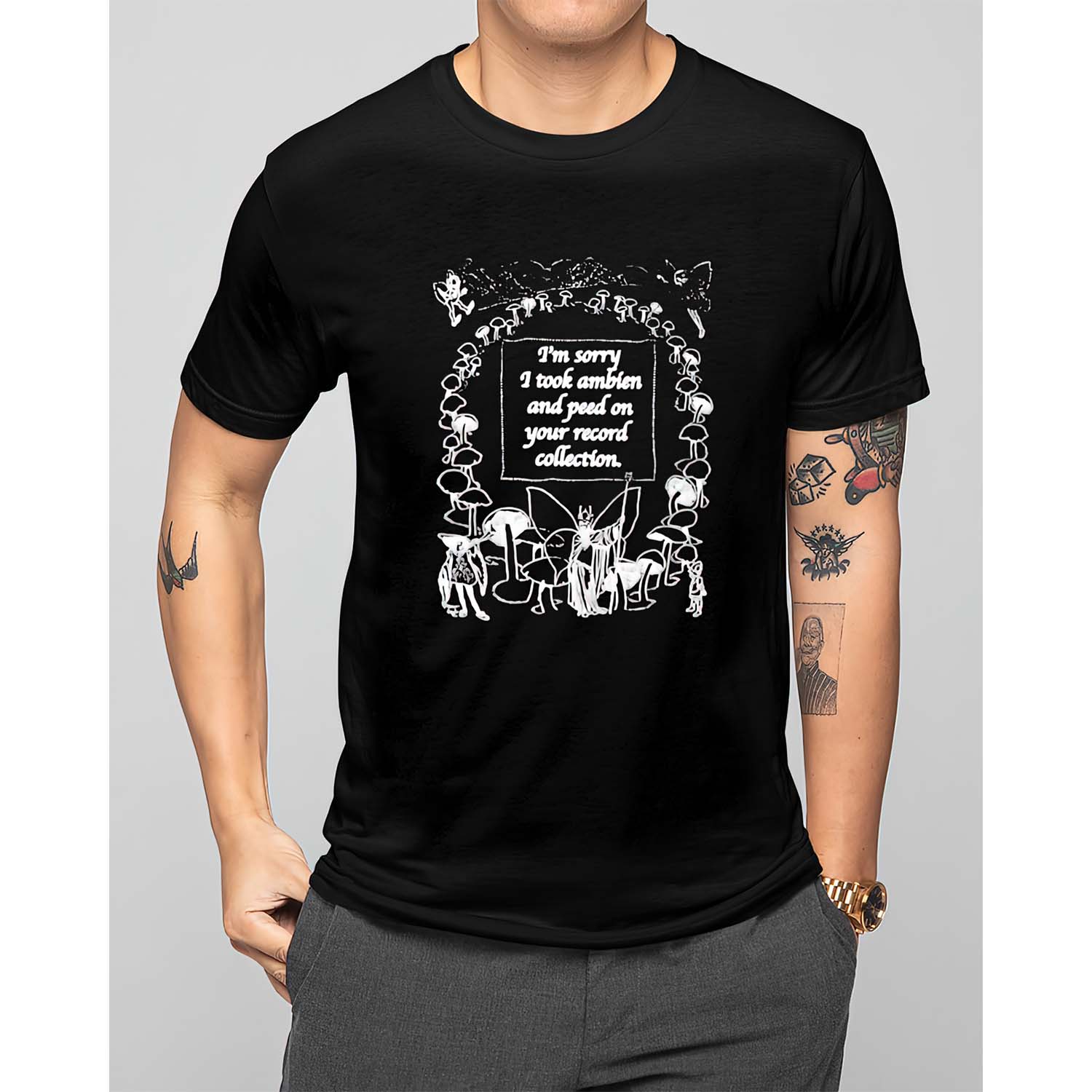 I’M Sorry I Took Ambien And Peed On Your Record Collection Shirt I’M Sorry I Took Ambien And Peed On Your Record Collection Shirt