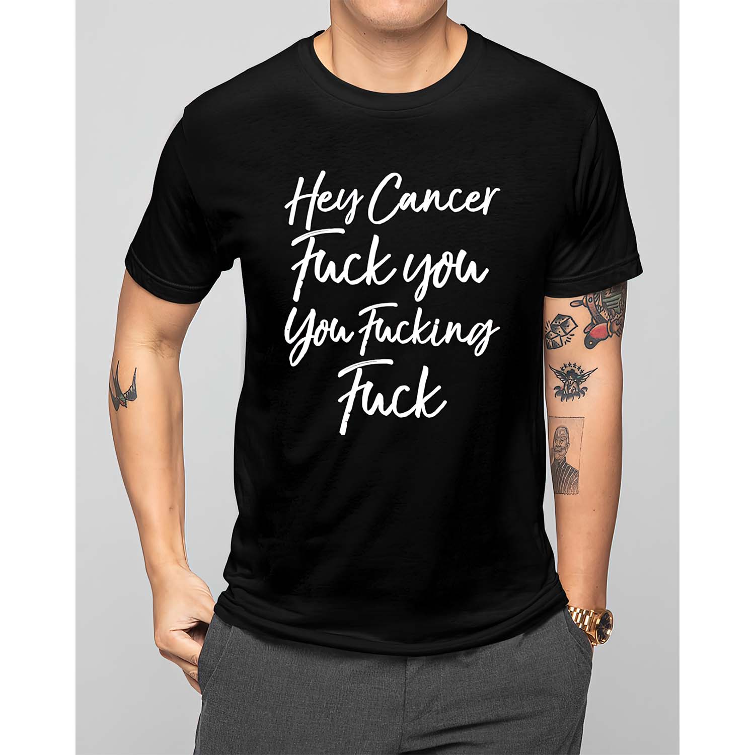 Hey Cancer F*Ck You You F*Cking F*Ck Shirt Hey Cancer F*Ck You You F*Cking F*Ck Shirt