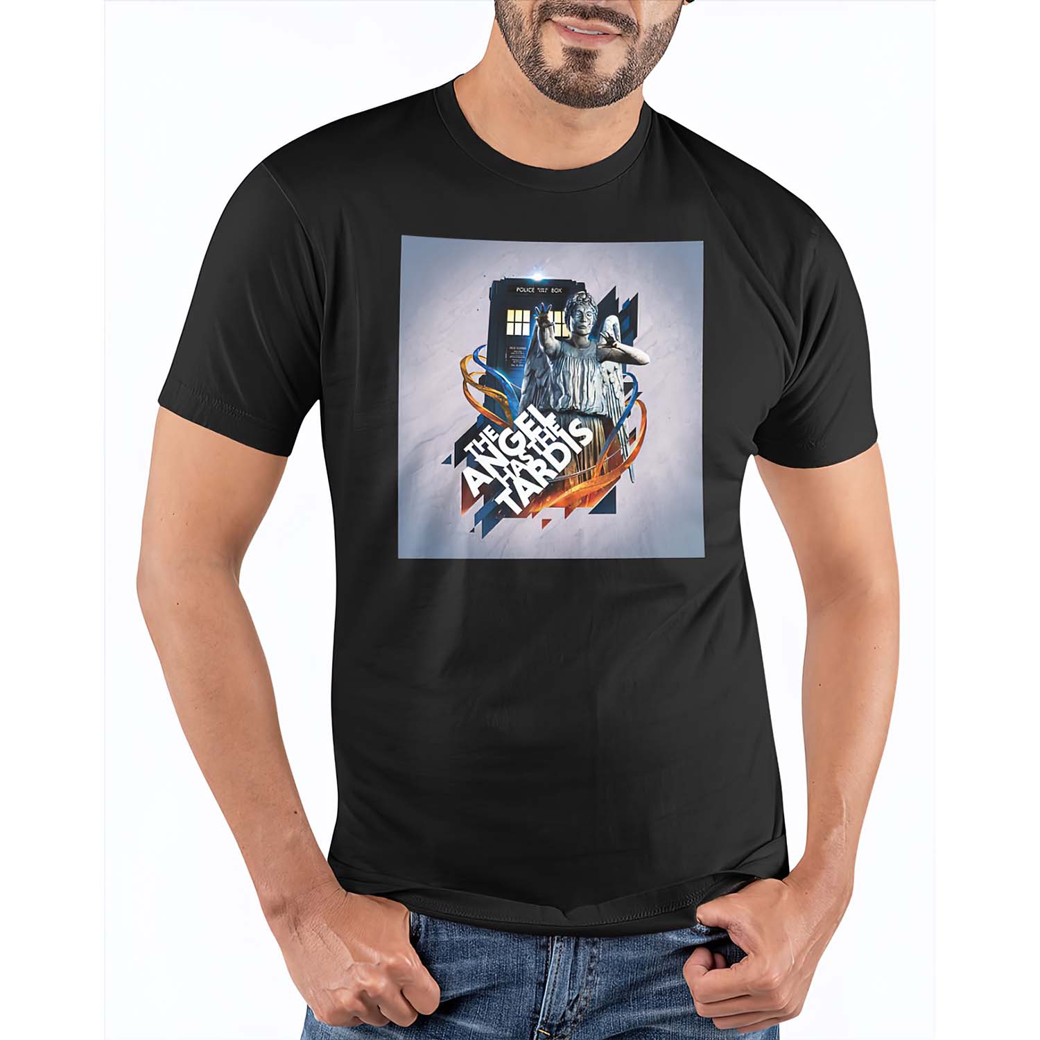 The Angel Has The Tardis Shirt The Angel Has The Tardis Shirt