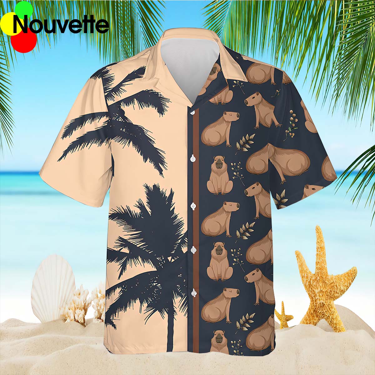 Capybara Summer Hawaiian Shirt Capybara Summer Hawaiian Shirt