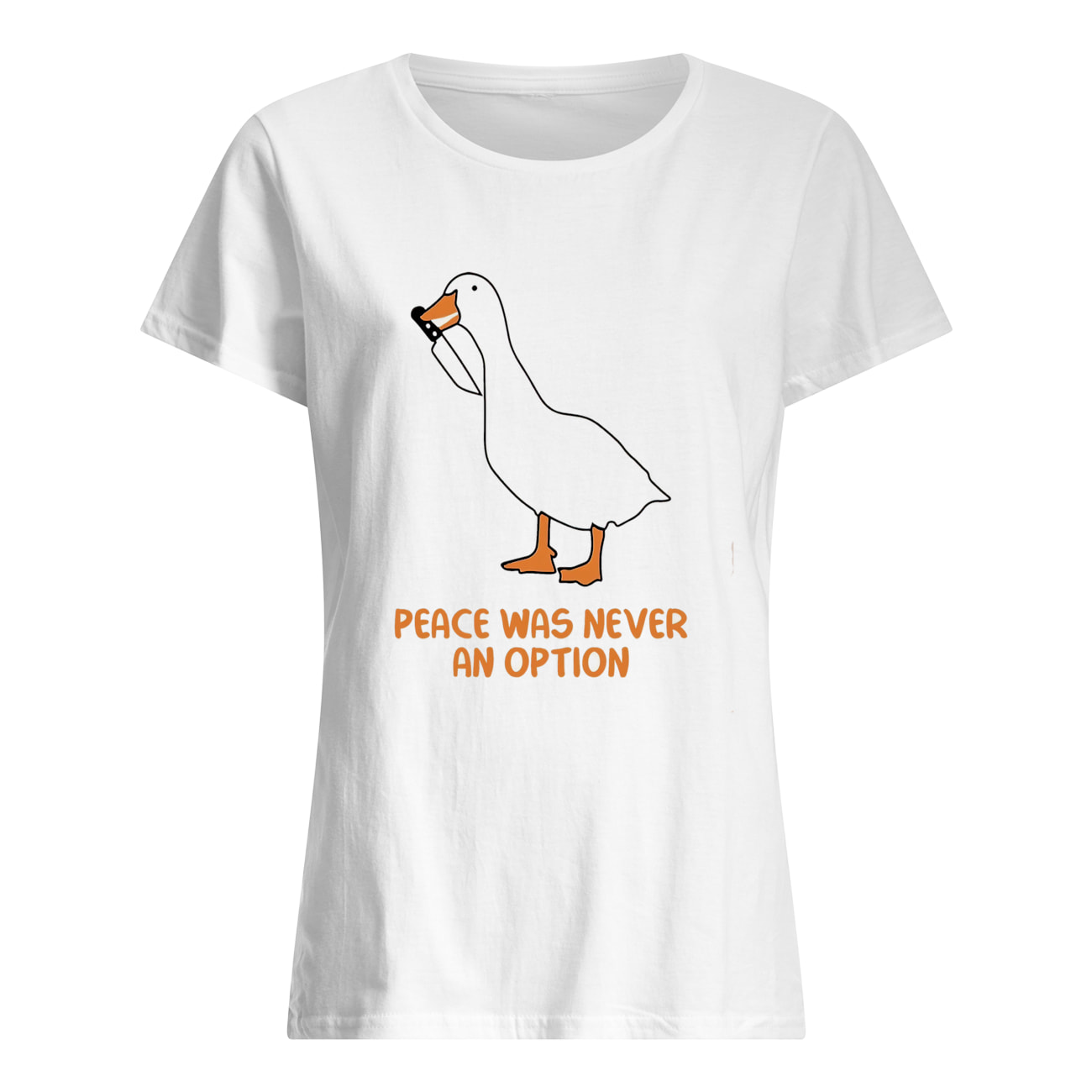 Silly Goose Peace Was Never An Option Sweatshirt Silly Goose Peace Was Never An Option Sweatshirt