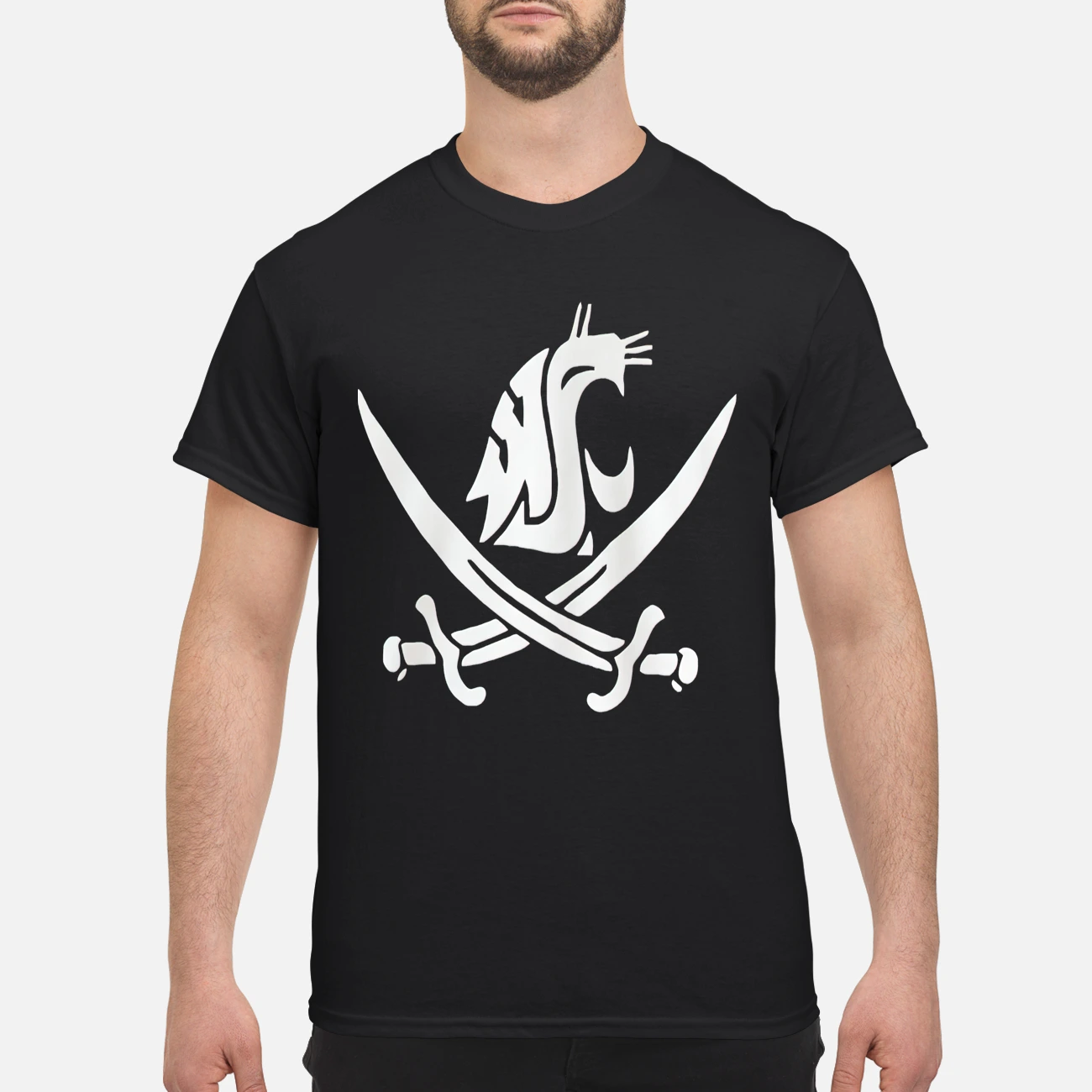 Mike Leach Wsu Pirate Sword Shirt Mike Leach Wsu Pirate Sword Shirt