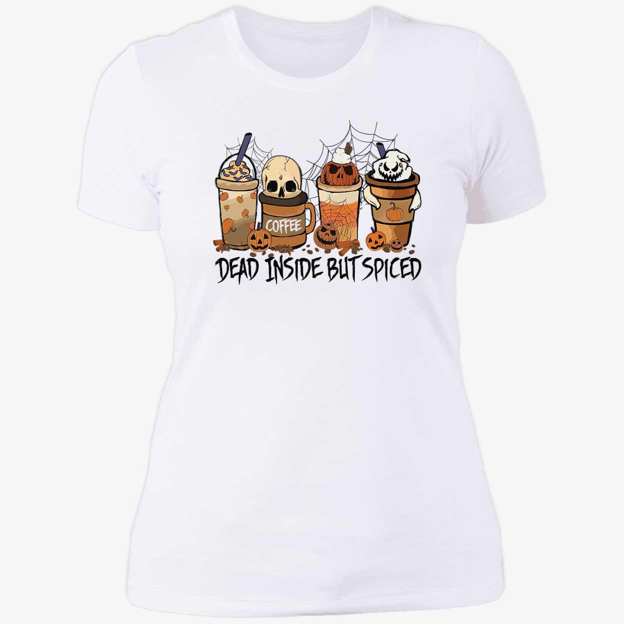 Coffee Cup Halloween Dead Inside But Spiced Shirt Coffee Cup Halloween Dead Inside But Spiced Shirt
