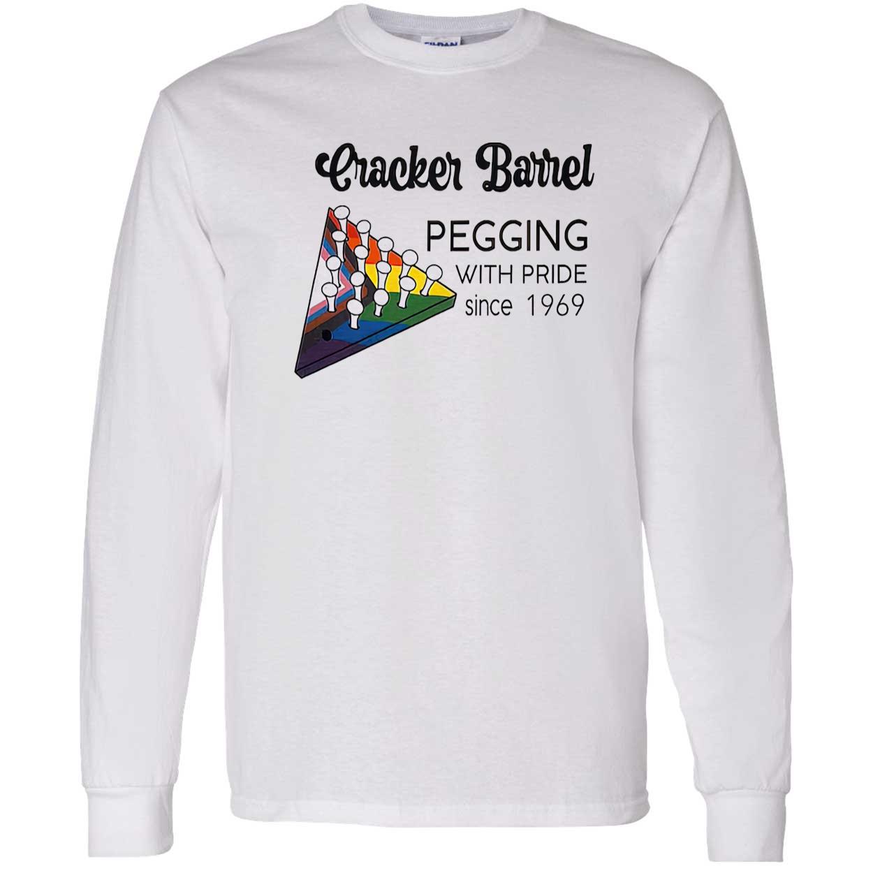 Cracker Barrel Pegging With Pride Since 1969 Shirt Cracker Barrel Pegging With Pride Since 1969 Shirt