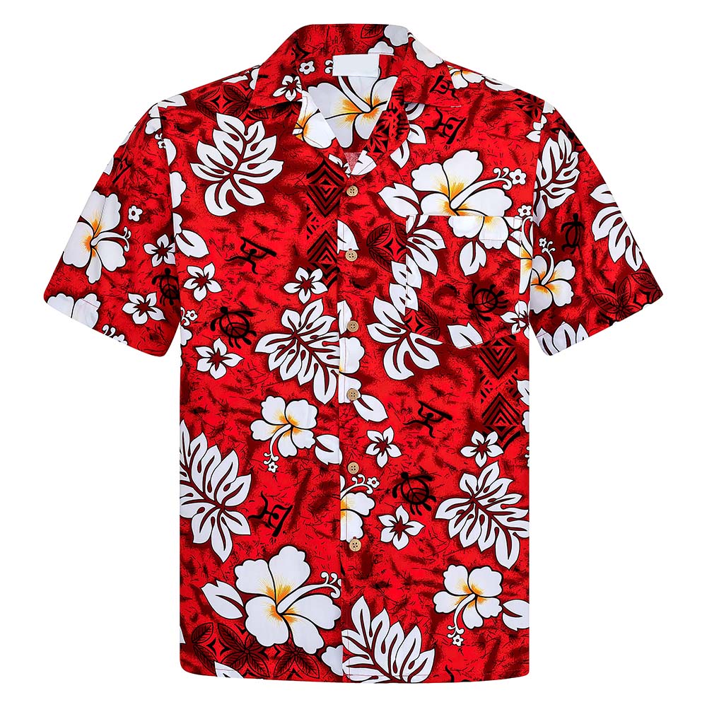 Red Hawaiian Shirt Red Hawaiian Shirt