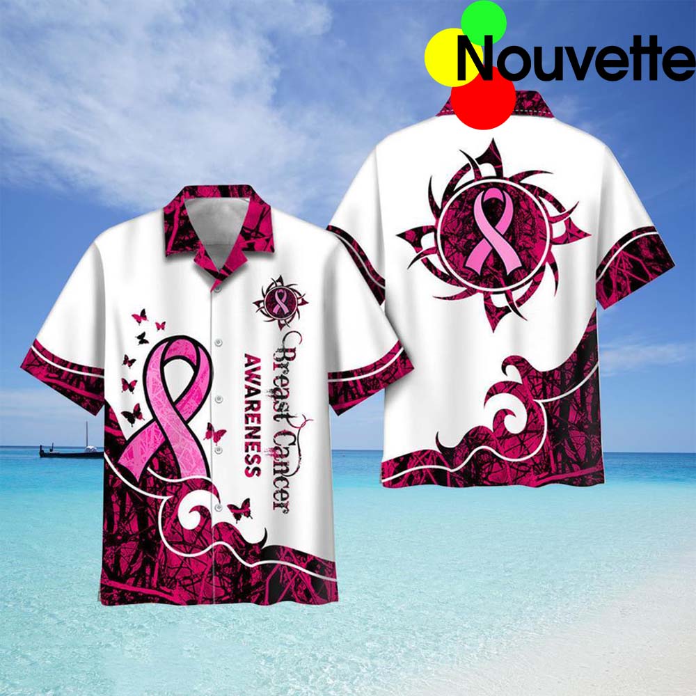 Breast Cancer Awareness Hawaiian Shirt