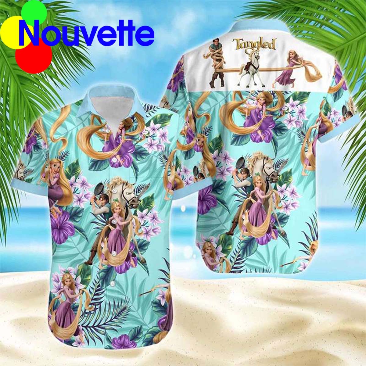Tangled Rapunzel Hawaiian Shirt