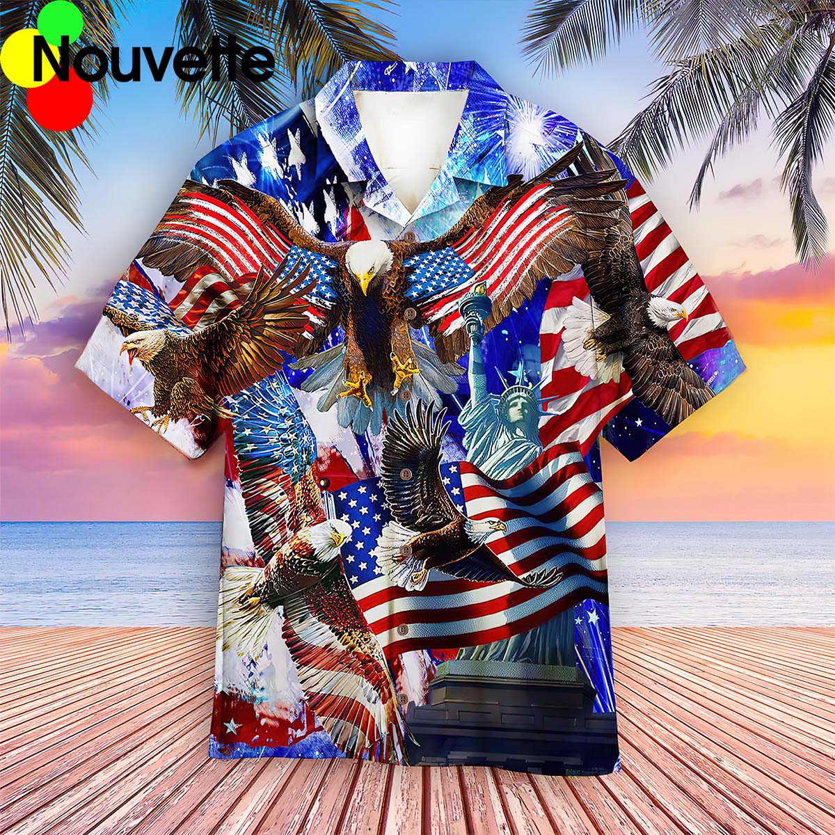 Eagle 4Th Of July Hawaiian Shirt Eagle 4Th Of July Hawaiian Shirt