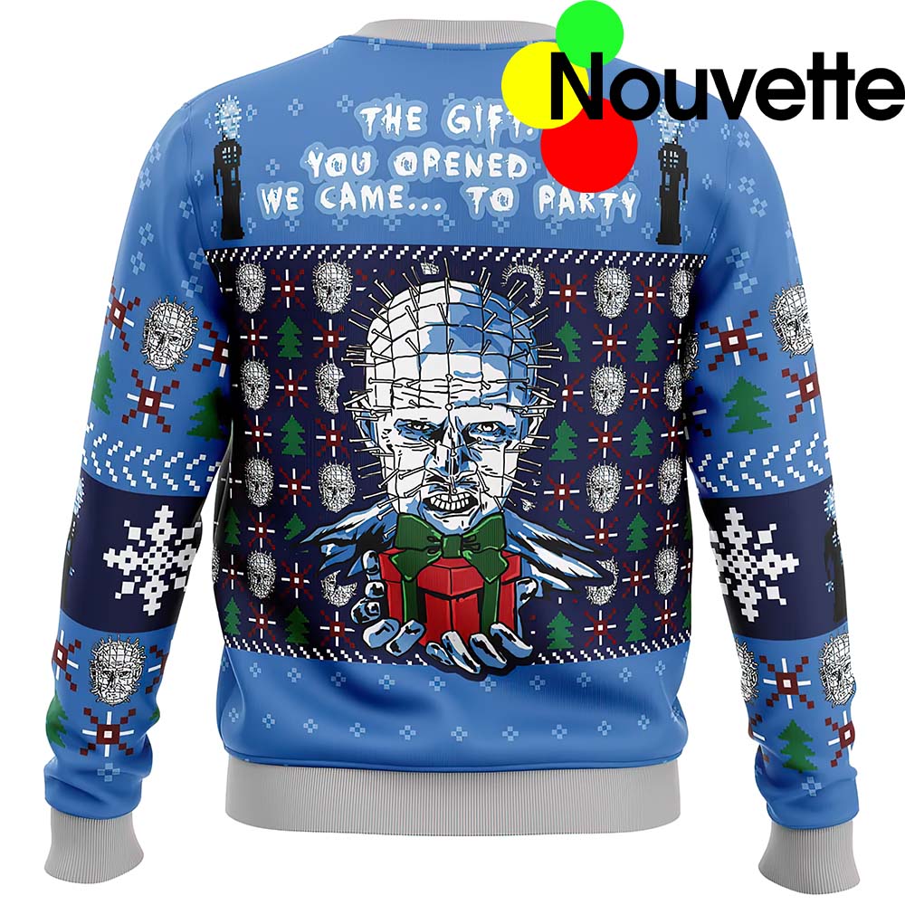 The Gift Hellraiser Ugly Christmas Sweater The Gift Hellraiser Ugly Christmas Sweater